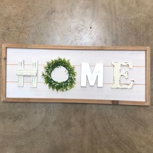 Cute farmhouse HOME sign